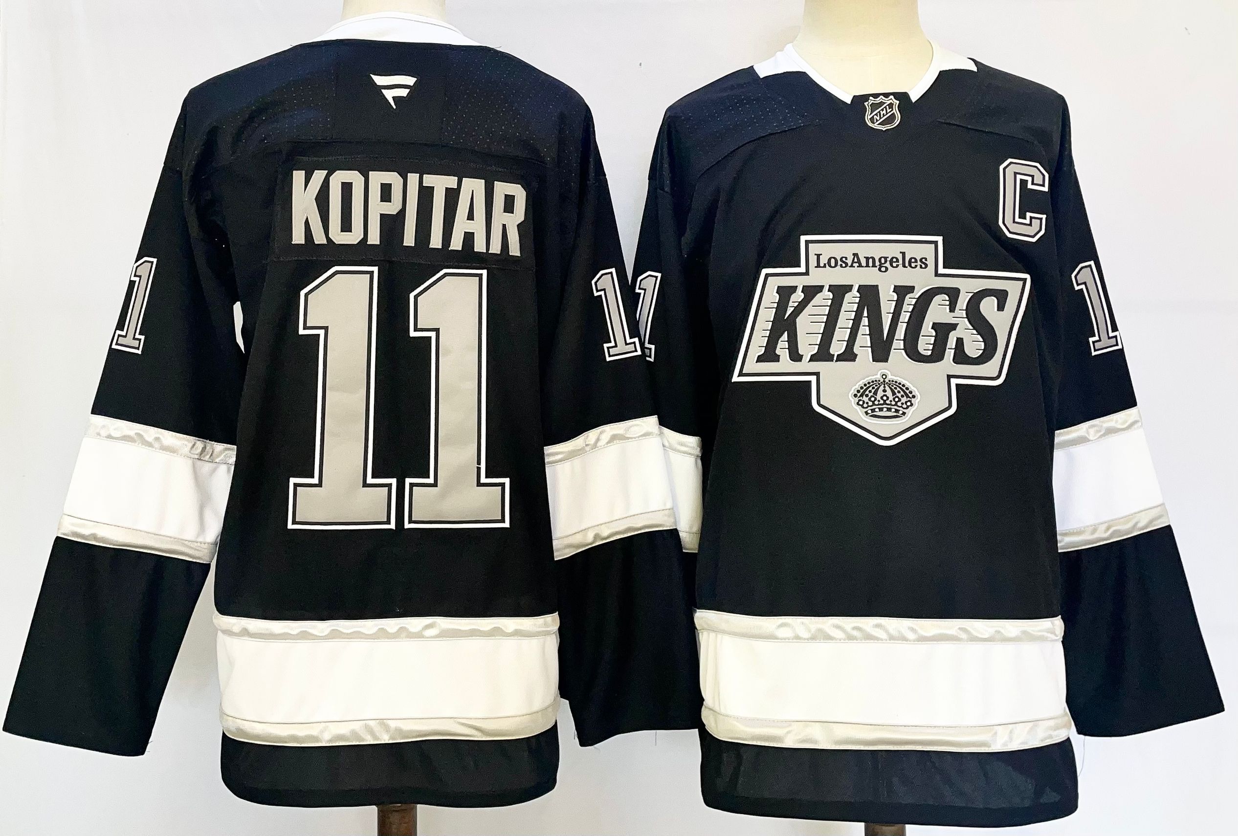 Men Los Angeles Kings #11 Kopitar Black 2025 Home Premier Player NHL Jersey->dallas stars->NHL Jersey